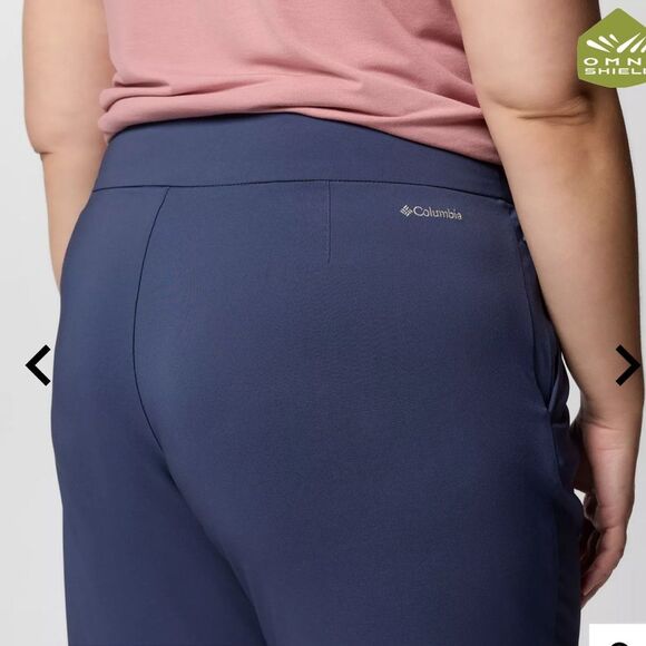 NWT Columbia All Seasons Bootcut Pant Pants Navy Sz 3X Plus Size 24 - Picture 7 of 16